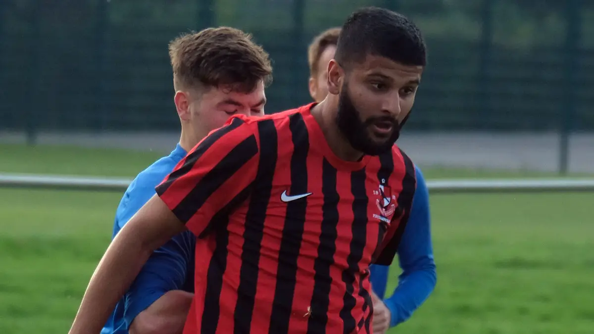 Finchampstead's Aqeel Butt. Photo: Andrew Batt.