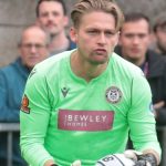 Hungerford Town goalkeeper Luke Cairney. Photo: Jeff Youd.