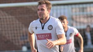 Hungerford Town striker Ryan Seager. Photo: Jeff Youd.