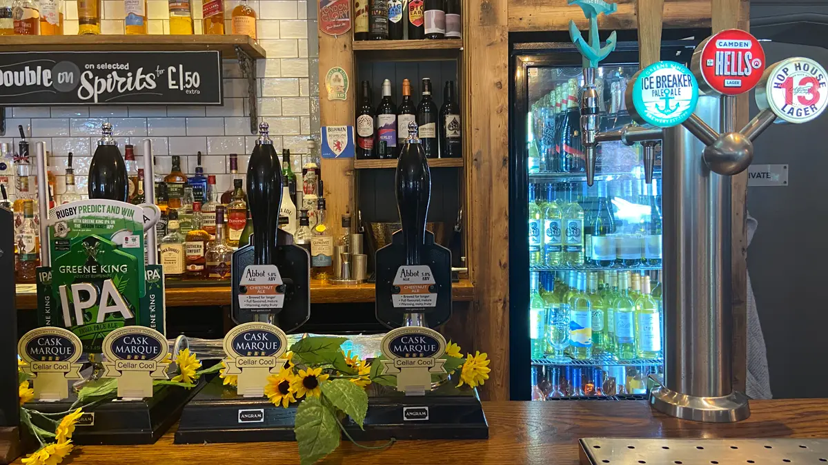 The Railway Hotel - North Greenford United away day. Photo: Paul Smithson.