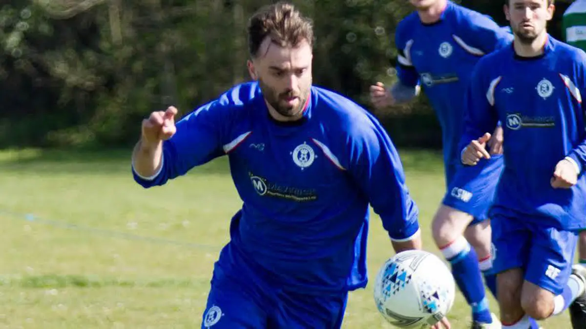 Burghfield's Lewis Butcher. Photo: Steve Williams.