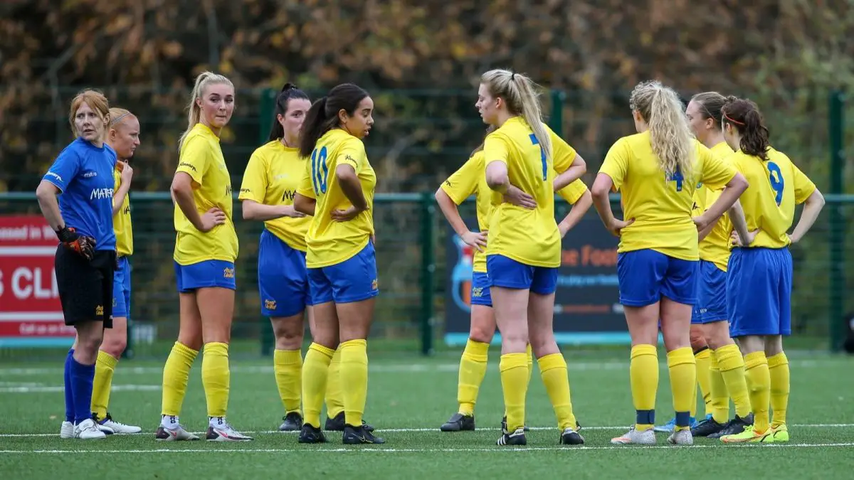 Ascot United Ladies reflect on their First Round Proper performance in the Vitality Women's FA Cup. Photo: Neil Graham