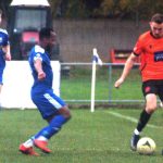 Will Shaw in action for Wokingham & Emmbrook. Photo: Peter Toft.