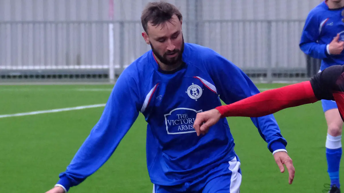 Burghfield's Ryan Farmer. Photo: Andrew Batt.