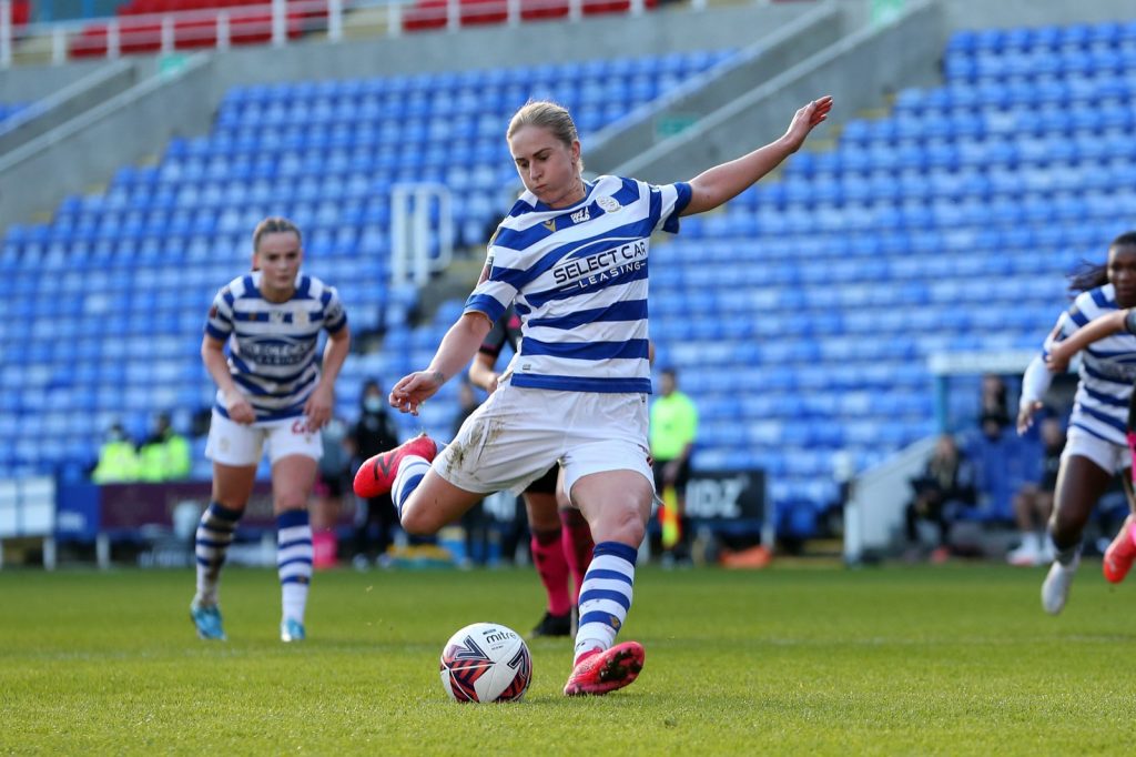 Tash Dowie of Reading FC Women. Photo: Neil Graham