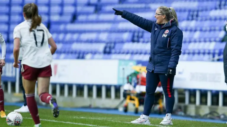Reading Women's manager Kelly Chambers Photo: Neil Graham