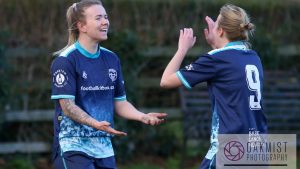 Ellie Dorey and Emma Hopkins of Caversham United Women Photo: Oakmist Photography