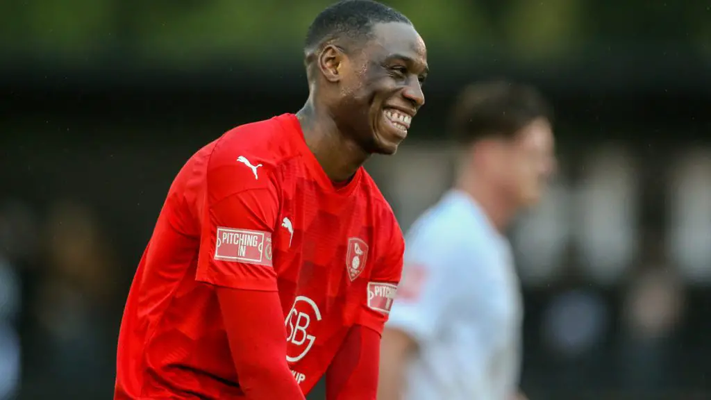 Temi Eweka is all smiles. Photo: Neil Graham / ngsportsphotography.com