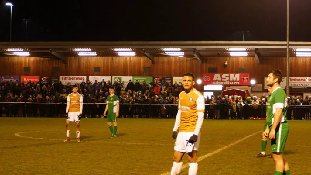 A big crowd turned out for Long Crendon vs Wycombe Wanderers. Photo supplied by Wycombe Wanderers.