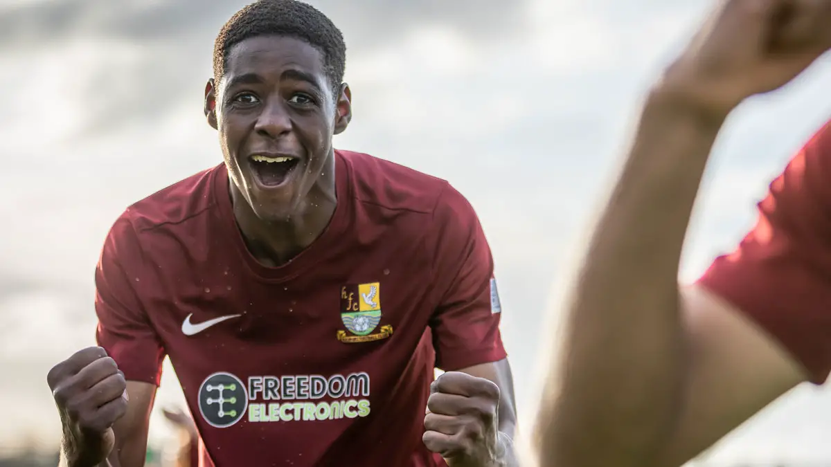 Kritpac Dzimba is delighted! Photo: Jonathan Bowker.
