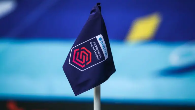 FA Women's Super League corner flag at the Select Car Leasing Stadium Photo: Neil Graham