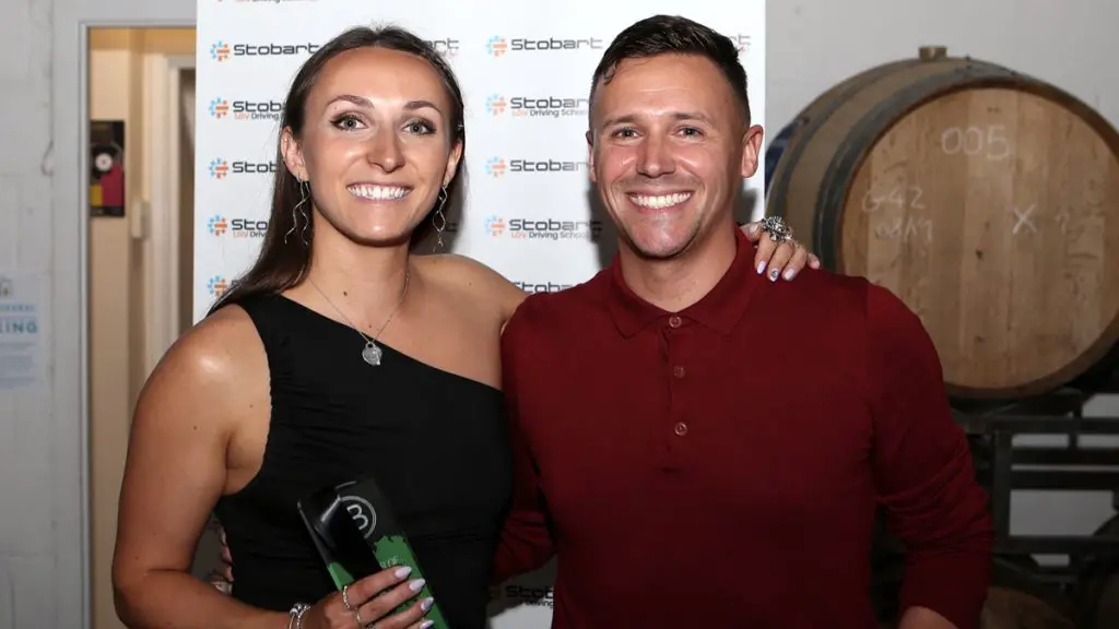 Alicia Povey with her Player of the Season award. Photo: Neil Graham