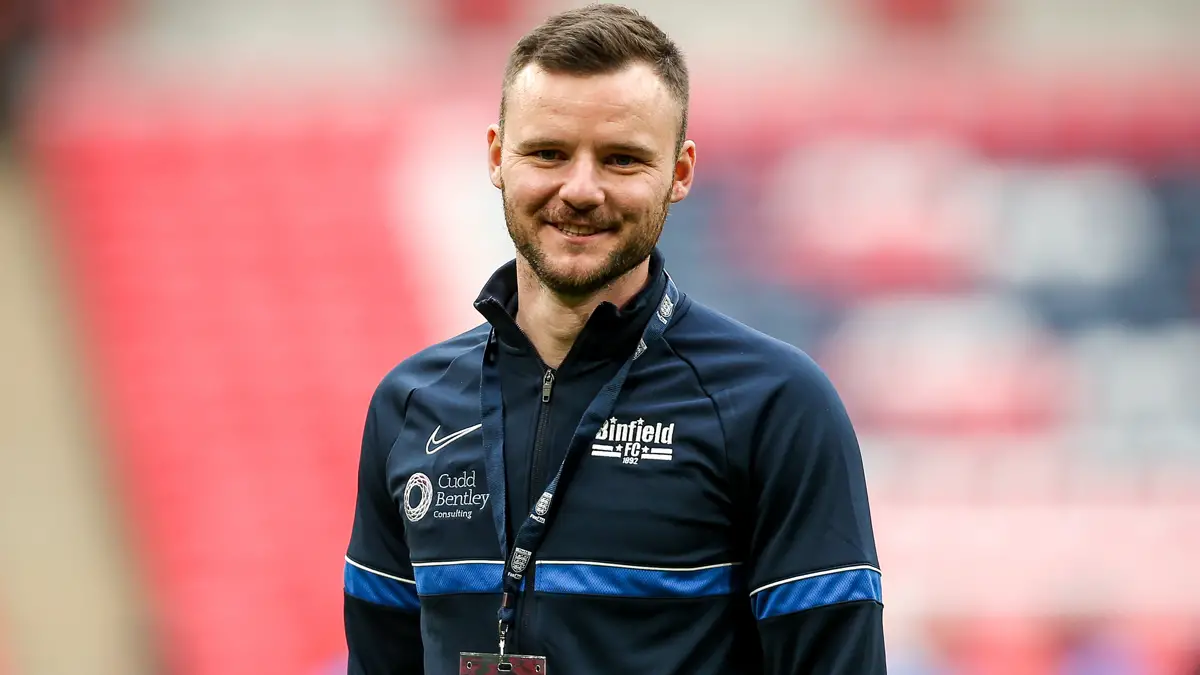 Phil Veal at Wembley. Photo: Neil Graham.