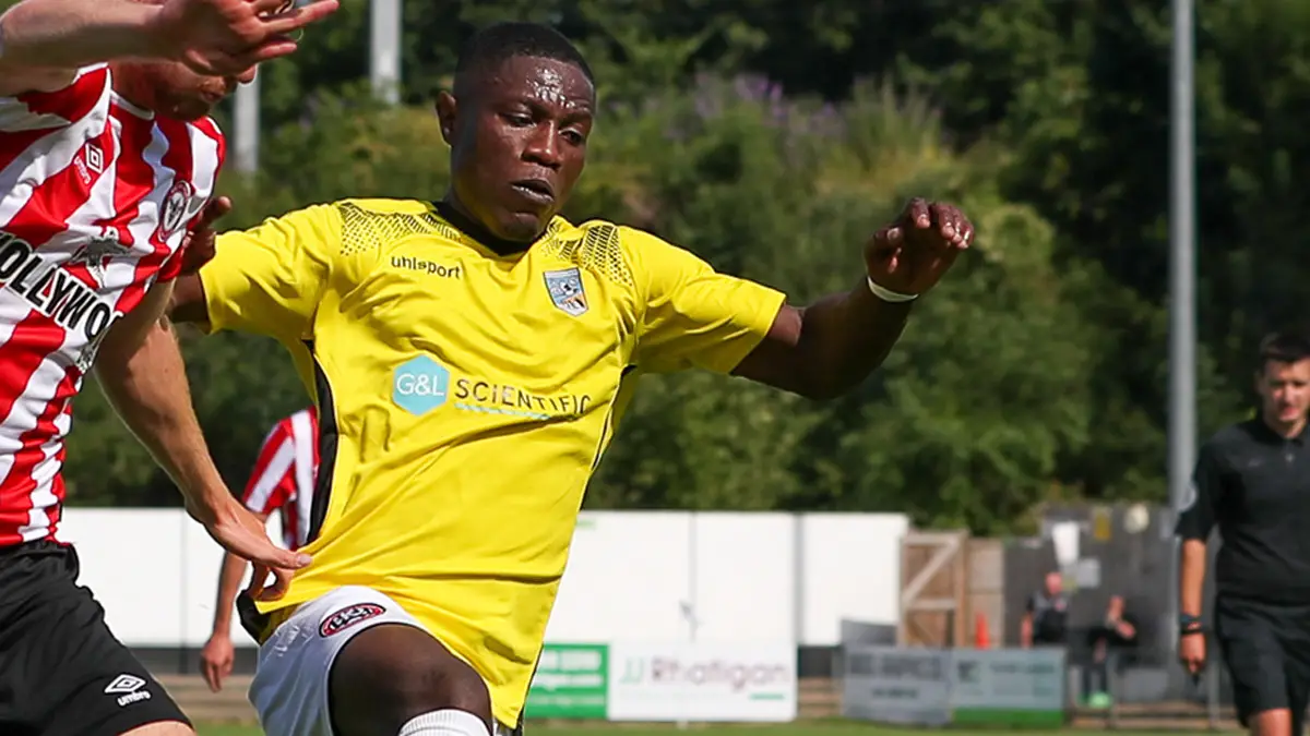 Koby Arthur at Maidenhead United. Photo: Darren Woolley.