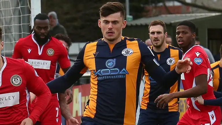 Slough Town defender Edon Pruti. Photo: Jeff Youd.