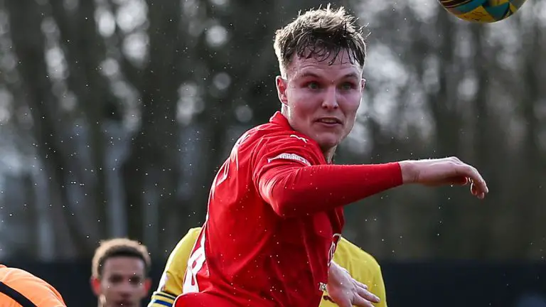 Bracknell Town's George Knight. Photo: Neil Graham.