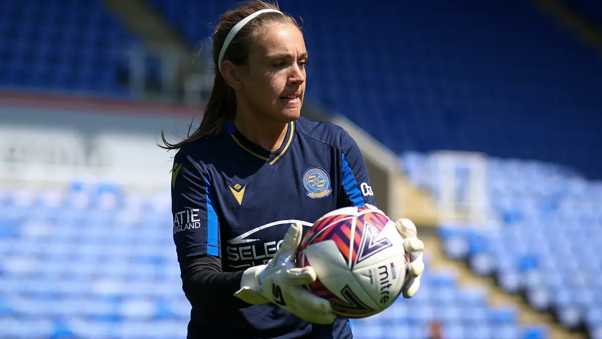Reading FC Women goalkeeper Grace Moloney. Photo: Neil Graham.