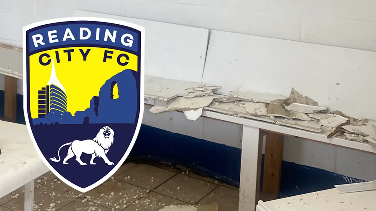 Reading City's Rivermoor ground suffered a break in and vandalism on Tuesday night.