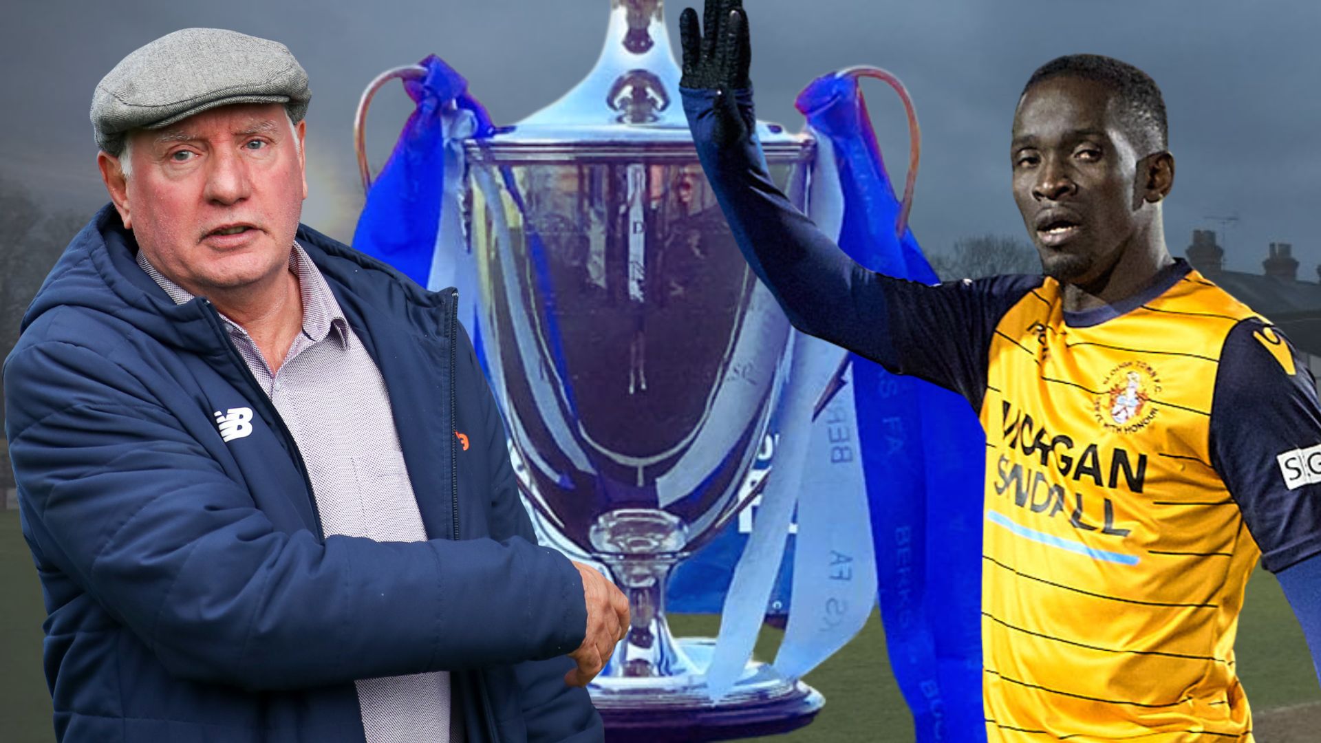 Alan Devonshire and Manny Williams will be in the dugout for Maidenhead United vs Slough Town on Tuesday night. Photos: Darren Woolley and Philip Benton.