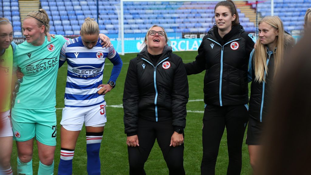 Pure relief for Kelly Chambers after beating Leicester City.