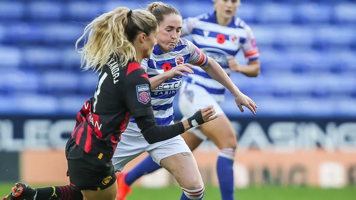 Reading FC Women vs Manchester City. Photo: Neil Graham.