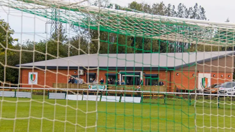 Yateley United's new club house. Photo: Rob Collins.