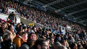 A decent crowd in for Reading FC Women vs Manchester United.