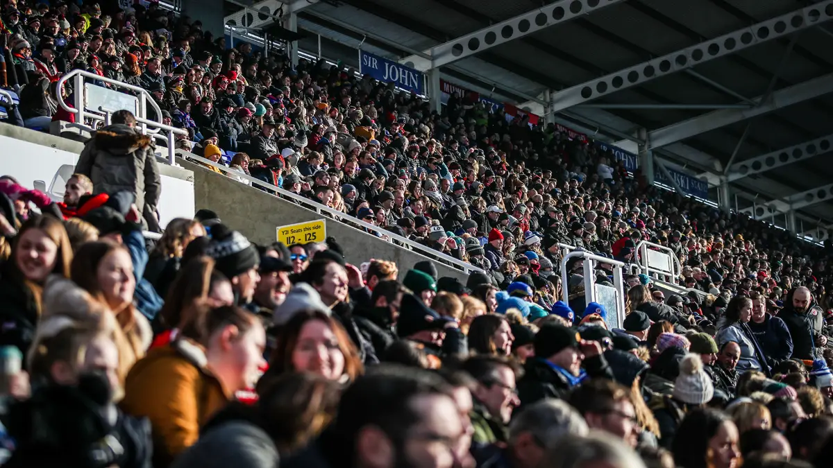 A decent crowd in for Reading FC Women vs Manchester United.