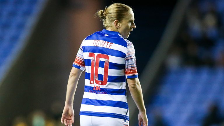 Reading striker Natasha Dowie. Photo: Neil Graham.