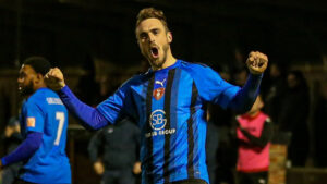Ben Harris looks happy! Photo: John Leakey.