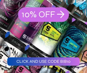 Get 10% off all beer in the Siren Craft Brew shop. Click here and use code BIB10 at the checkout.