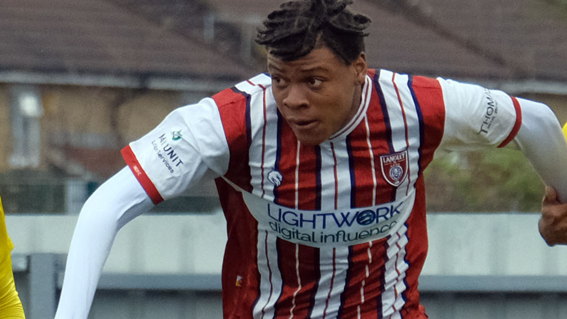 Langley’s Jaiden Celestine-Charles. Photo: Andrew Batt.