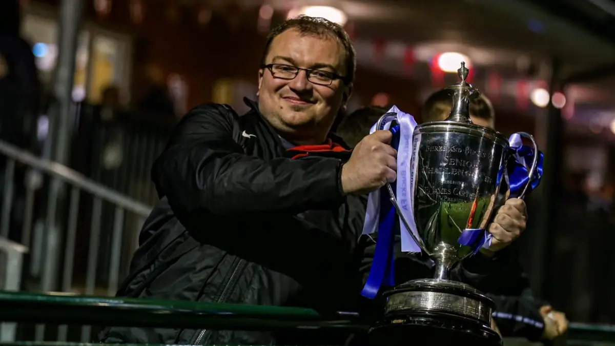 Matt Josey with the County Cup. Photo: John Leakey.