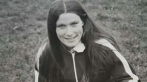 Bracknell's first England Lioness - Terri Irvine.