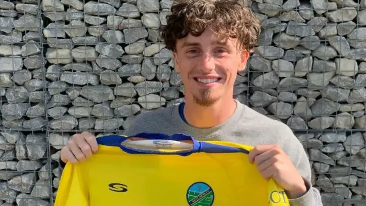 New Ascot United signing Harvey Killeen.