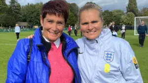 Terri Hinton meets England's Euros winning boss Sarina Wiegman.