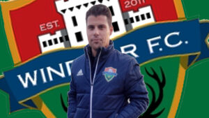 New Windsor manager Diogo Nobre. Photo: Windsor FC.