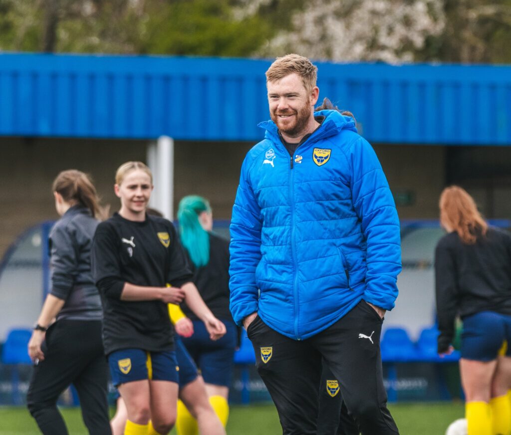 Liam Gilbert - Reading FC Women manager (Photo Simon Godfrey)