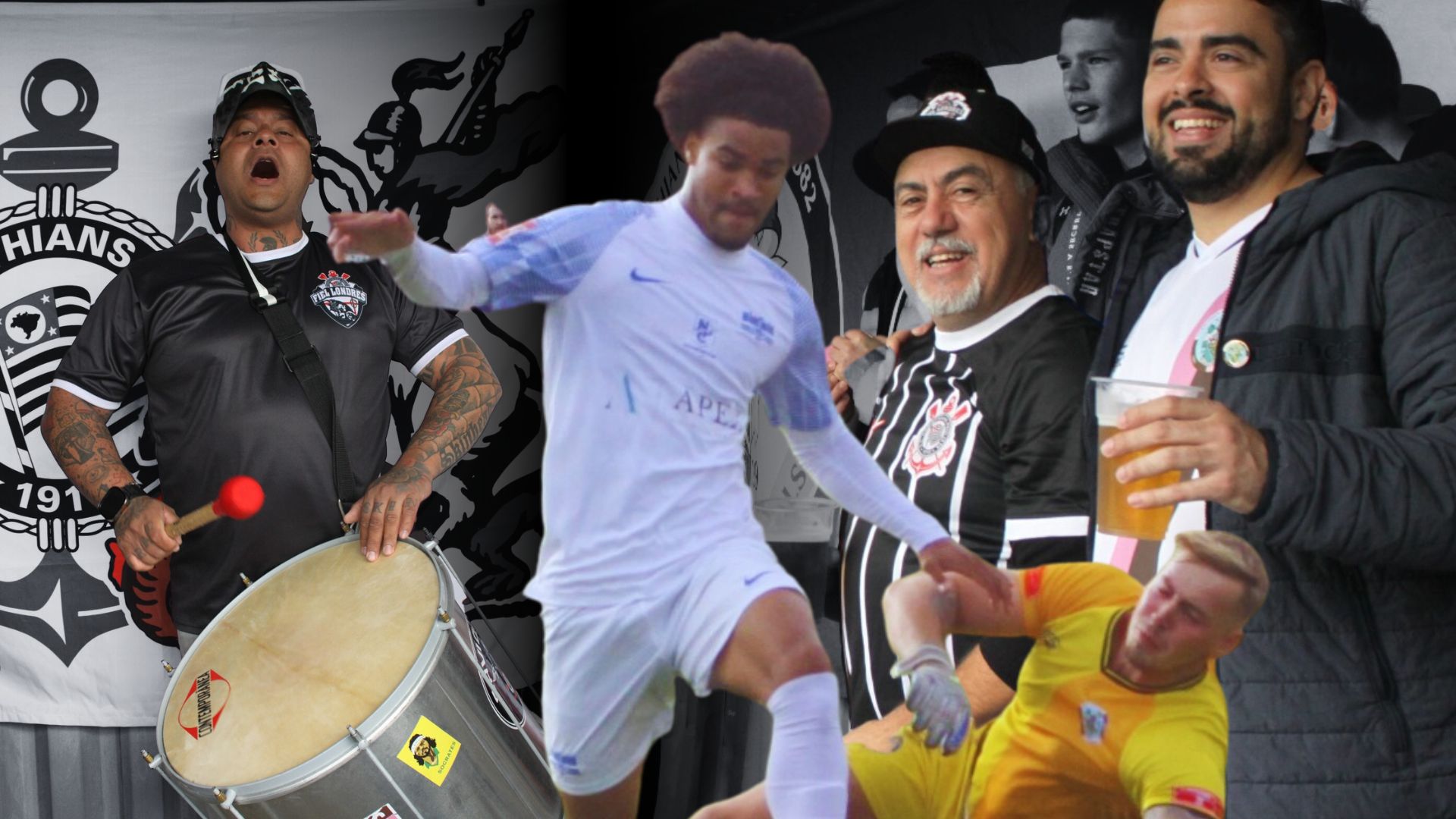 Carnival atmosphere at Corinthian Casuals. Photos: Daisy and Andrew Spiers.