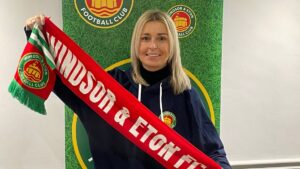 New Windsor & Eton women's manager Cathy Corr.