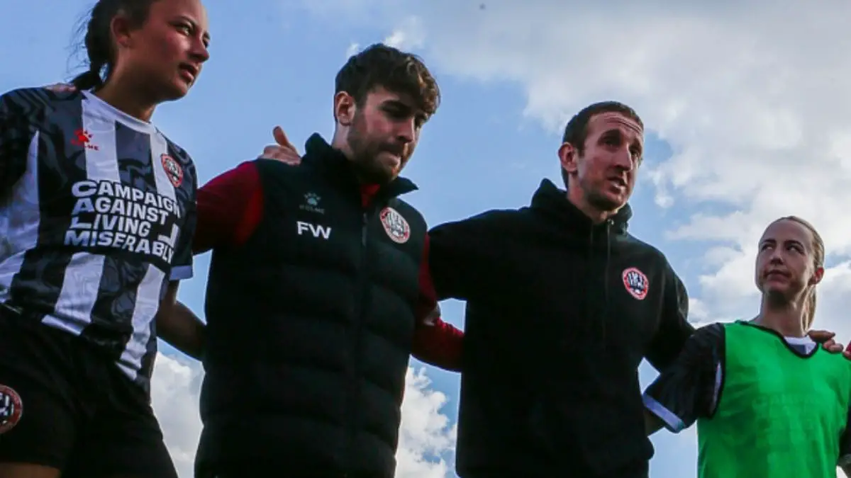 Finlay Ward - second from left. Photo: Darren Woolley.