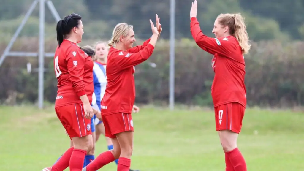 Burghfield celebrate. Photo supplied by club.