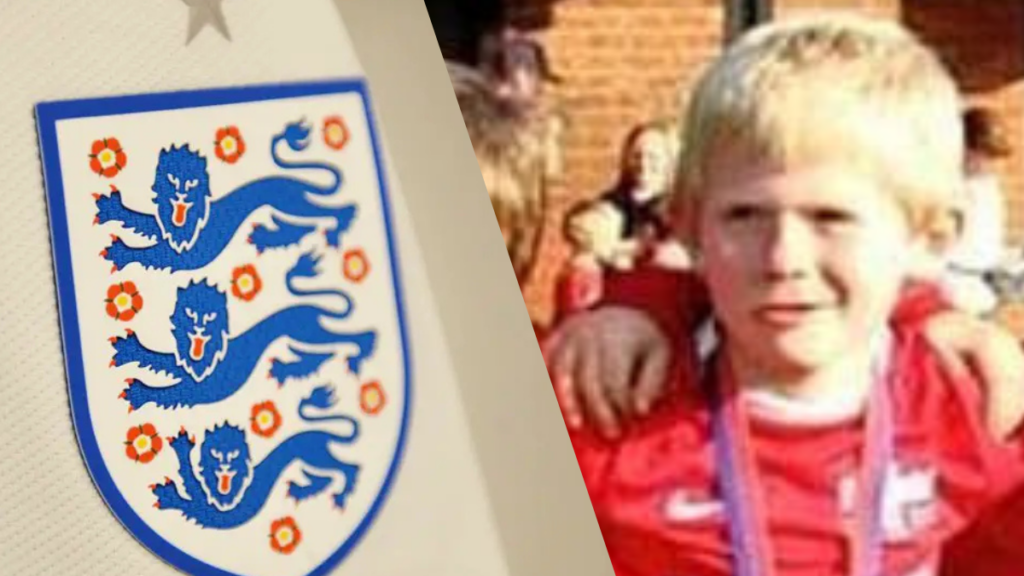 Lewis Hall in his Binfield Soccer School days.