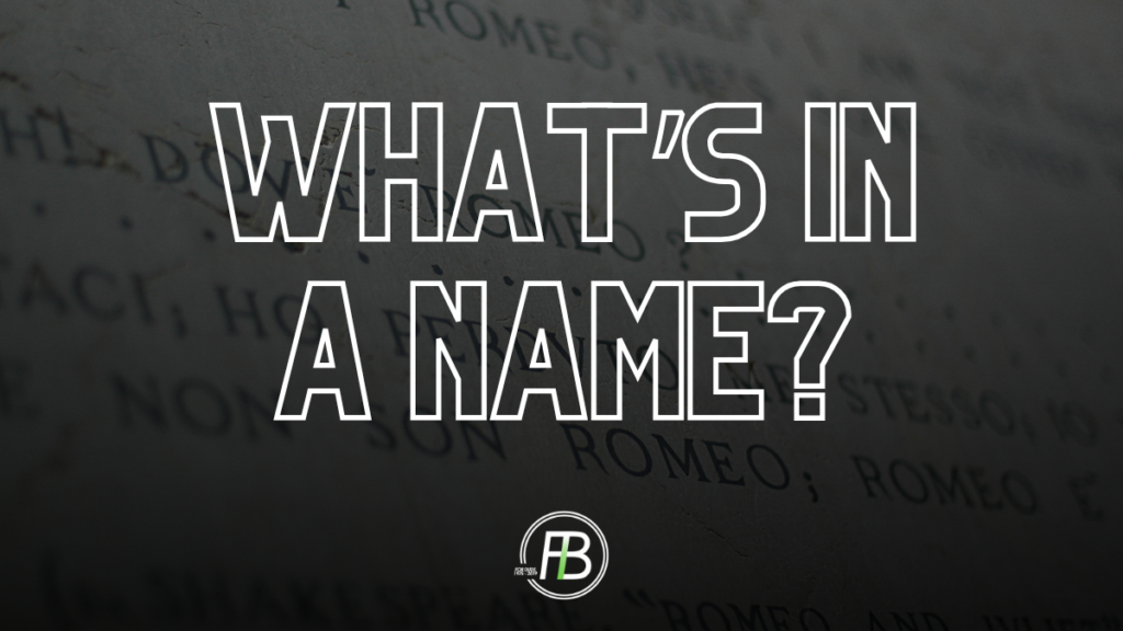What's in a name