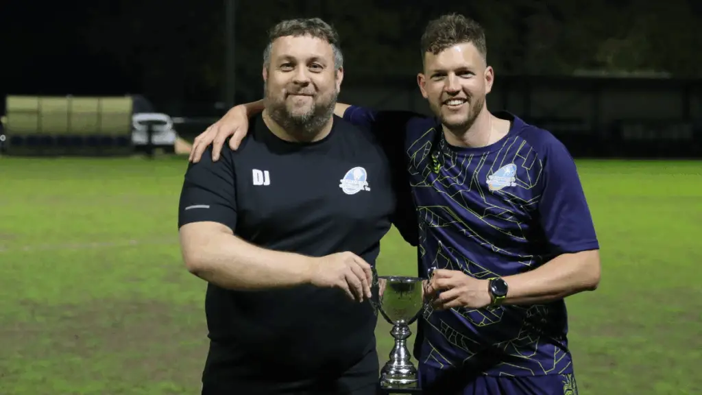 Darryl Jelly and Mitch Cooper. Photo: Richard Milam.