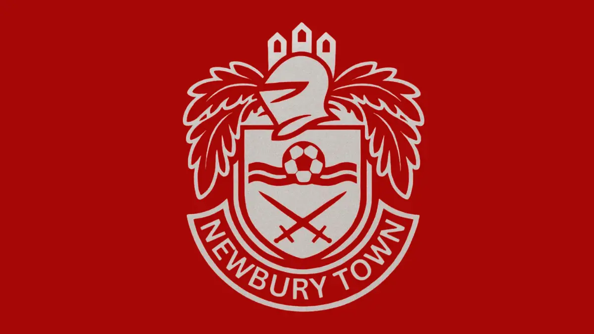The new Newbury Town badge as the club aims to return to its roots.
