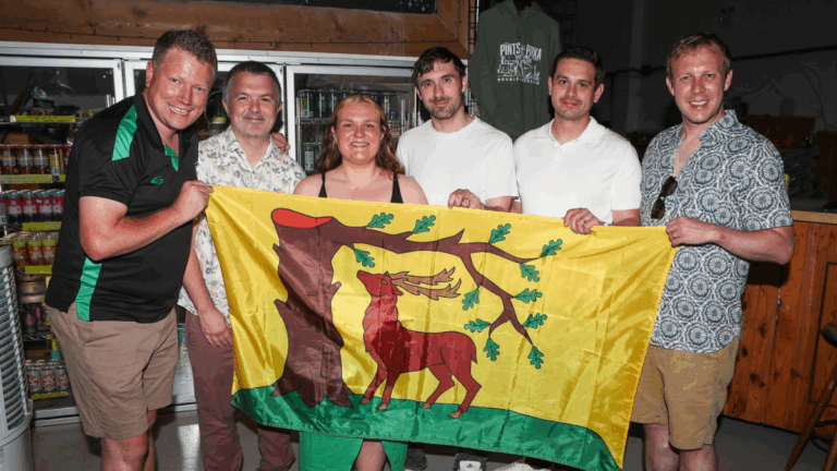 The Football in Berkshire team at the 2025 awards. Photo: Darren Woolley.