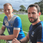 Mitchell Burley (blonde hair) and Andy Rumble. Photo supplied by club.