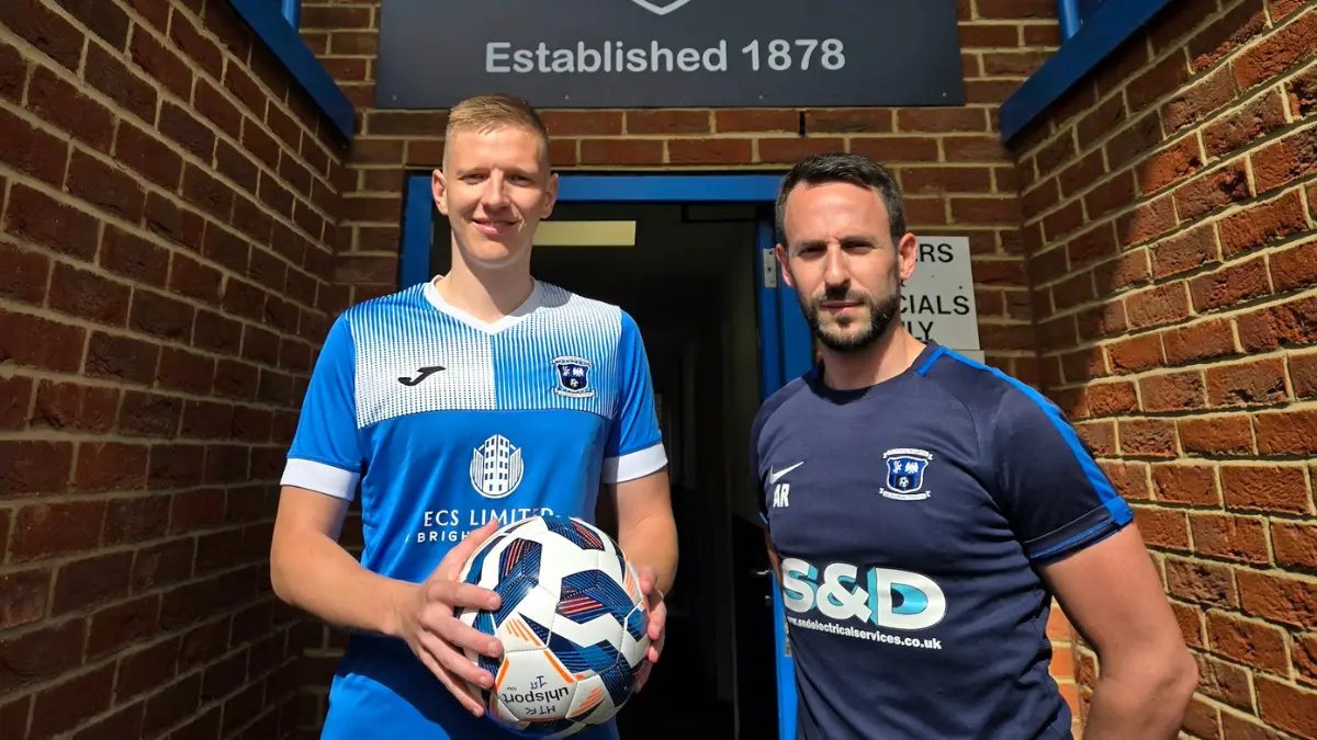 Mitchell Burley (blonde hair) and Andy Rumble. Photo supplied by club.