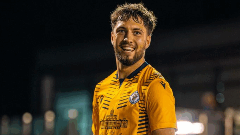 Slough Town's Wiktor Makowski. Photo: Zak Rana.